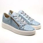 DL Sport sneaker blauw croco lak 6515
